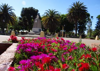 ACHIVO - Plaza de armas de Quirihue antes de su remodelación