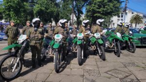 patrulla motorizada carabineros