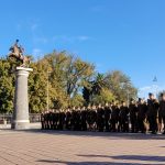 Carabineros Ñuble inicia en Ñuble su mes aniversario con tradicional izamiento de la Gran Bandera
