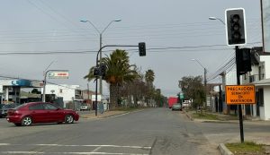 semaforo en mal estado