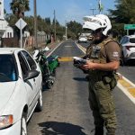 carabineros fiscalizando