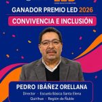 Profesor de Quirihue es reconocido con el Premio LED 2026 por su liderazgo educativo
