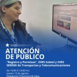 SEREMI de Transportes y Telecomunicaciones acercará sus servicios a vecinos y transportistas de la provincia de Itata