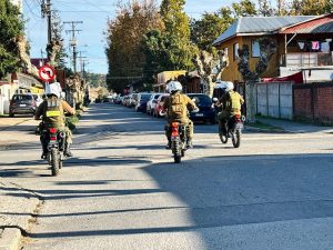 carabineros en moto